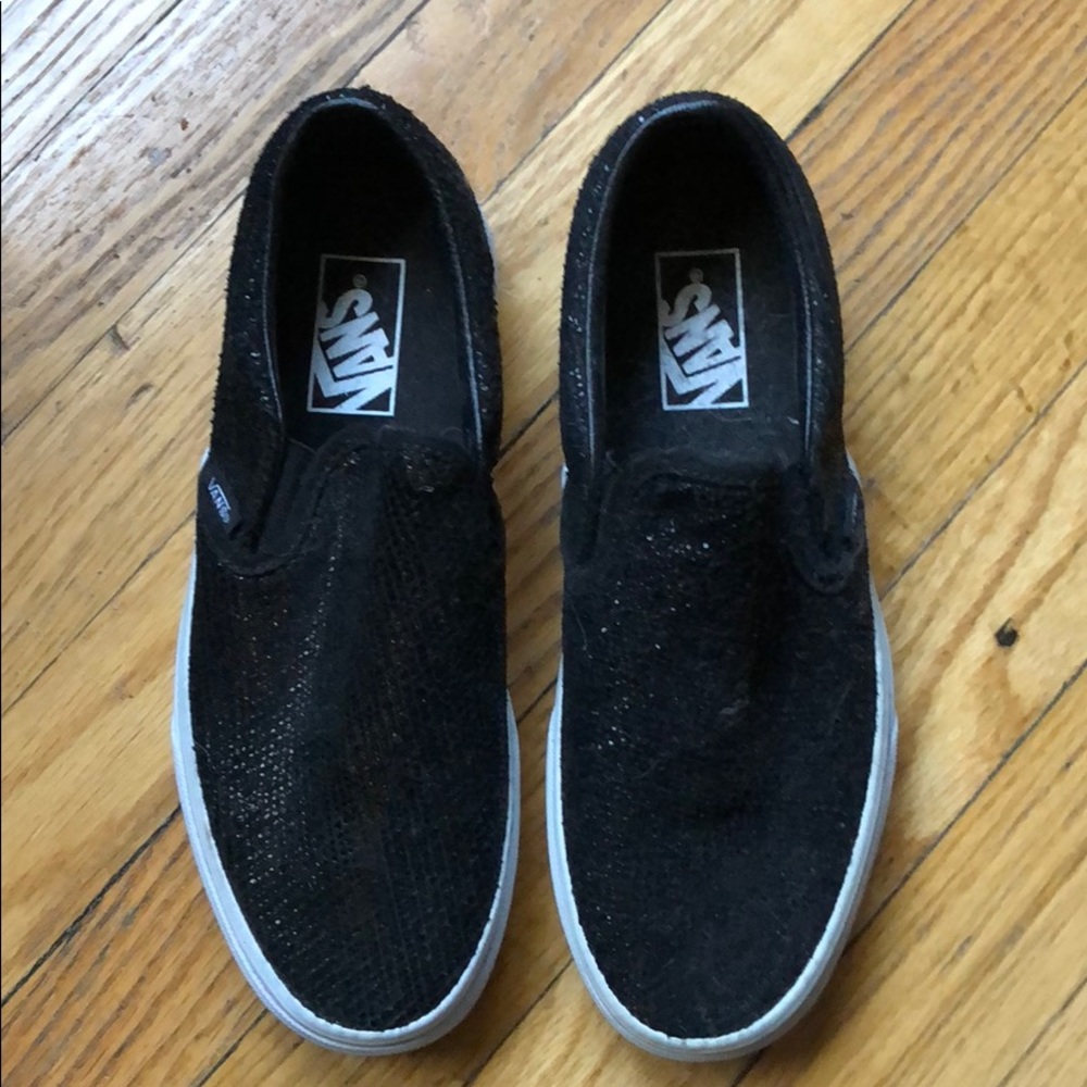 Brand New Black Pebble Snake Vans